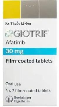 Điều trị ung thư Giotrif 20mg Boehringer hộp 4 vỉ x 7 viên