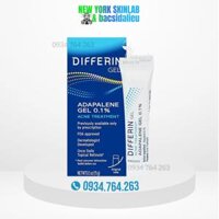 Differin gel (15g) adapalene 0.1% gel - kem trị mụn trứng cá, mụn viêm, mụn ẩn, kiềm dầu