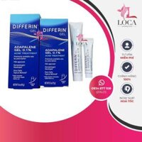 Differin gel Mỹ adapalene 0.1% gel 15g 45g giảm mụn ẩn liti da sần sùi nhạy cảm