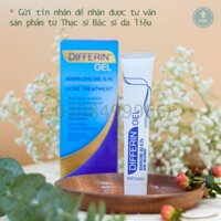 Differin Gel ngừa mụn Adapalene 0.1% Acne Treatment- Date mới nhất T2/2024