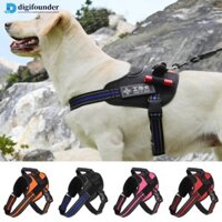 Digifounder Dog Harness Saddle Style Large Dog Ngực Harness Chống trượt Dây xích chó Dây xích thú cưng Ngực lưng O7Q8