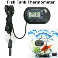 Digital Aquarium Thermometer Nhiệt kế hồ cá theo dõi nhiệt độ bể nước liên tục qua màn hình Fish tank