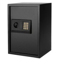 Digital Security Safe Box Safety Boxes Cabinet Safes Electronic Keypad Safe Home Office Security Box with 2 Emergency Keys, Lock and Password, Meta...
