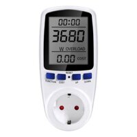 Digital Wattmeter AC 220V Power Meter Electricy Consumption Energy Meter EU Plug Power Kilowatt Wattage Electricity Mete