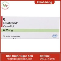 Dilatrend 6.25mg Roche