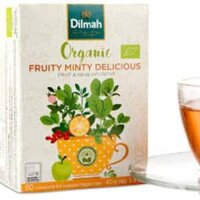 Dilmah Organic Green Tea Fruity Minty 20 túi lọc hộp 40g SriLanka