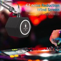 [Dilussoss.vn] C2 Studio Mic Ghi màn hình Micrô trực tiếp Giảm tiếng ồn Màn hình gió