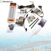 [Dilussoss.vn] MB-102 830 Hole Breadboard Kit DIY Project Starter Kit cho UNO R3 Component Pack