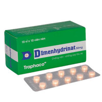 Dimenhydrinat 50mg, trị say sóng và trị say tàu xe