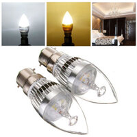 Dimmable B22 3W AC220V White Warm White LED Chandelier Candle Bulb