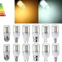 Dimmable E27 E14 E12 B22 GU10 G9 SMD4014 4W LED Corn Bulb Light Lamp AC110V