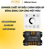 Dimmer, dimmer 12V, dimmer 24V, chiết áp điều chỉnh điện áp bằng bảng Cảm Ứng một màu