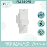 Dimmer quạt, Công tắc điều chỉnh tốc độ quạt 400W, Size S Schneider M3T1V400FM_WE dòng AvatarOn A  New