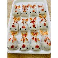 Dimsum Há cảo tạo hình - cảo cá vàng  full tôm ( 10 viên/ khay )