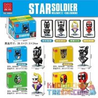 DINGGAO DG3000A 3000A DG3000B 3000B DG3000C 3000C DG3000D 3000D  CHÂN DUNG 4 LOẠI DƠI ĐÊM ĐEN CHIẾN BINH VUA BÁO CHÚ HỀ ÁC ĐỘC NGƯỜI PHỤC VỤ TỬ THẦN bộ đồ chơi xếp lắp ráp ghép mô hình Gundam STAR SOLDIER Đại Chiến Gundam 1009 khối