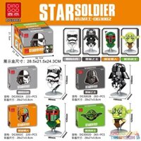 DINGGAO DG3002A 3002A DG3002B 3002B DG3002C 3002C DG3002D 3002D  CHÂN DUNG 4 KIỂU BÃO TỐ CREEP CHÚA TỂ BÓNG TỐI THỢ SĂN TIỀN THƯỞNG CHIẾN BINH UTA bộ đồ chơi xếp lắp ráp ghép mô hình Gundam STAR SOLDIER Đại Chiến Gundam 993 khối