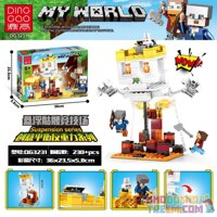 DINGGAO DG3231 3231 ĐÌNH CHỈ CẠNH TRANH bộ đồ chơi xếp lắp ráp ghép mô hình Minecraft SUSPENSION Game Xây Dựng 230 khối