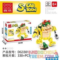 DINGGAO DG3301 3301 KUBA. bộ đồ chơi xếp lắp ráp ghép mô hình Super Mario S-CARTOON Thợ Sửa Ống Nước 330 khối