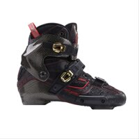 dingwen Crazy Carbon Fiber Boot Professional Inline Skates Liner Adult Roller Skating Up Shoes Patines Similar with SEBA Igor Boot 36 Black