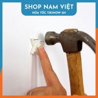 Đinh 4 Chân Đóng Tường Không Cần Khoan Treo Tranh, Giá Đỡ Khung Tranh - Móc chữ X 5c
