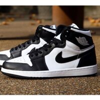 [Đỉnh Cao] [Fullbox] Giày bóng rổ thể thao 2018  Jordan 1 Retro Đen Trắng Cổ Cao TỐT . . 2020 new hot *