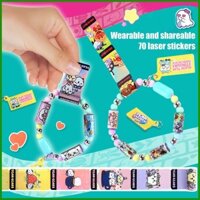 Dính Cuộn Vòng Tay Nhiều Màu Sắc Decal Cuộn Vòng Tay Di Động Nghệ Thuật Tiếp Liệu Thú Vị Decal Thủ Công Cho Gia Đình profatvn