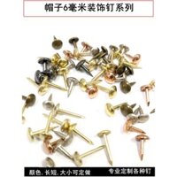 Đinh đồng nhỏ, đinh tròn nhỏ, mũ đinh 6MM, đinh xốp, đinh trang trí, đinh thủ công, đinh đầu tròn, đinh cổ điển, đinh giày, đinh hộp trang trí