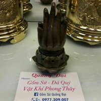 đỉnh đốt trầm bàn tay phật size 15cm