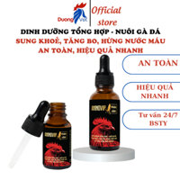 Dinh dưỡng cao cấp dạng nhỏ-nuôi gà đá, gà chọi tăng bo, hừng nước máu, bo lớn, bung lông, bật cựa