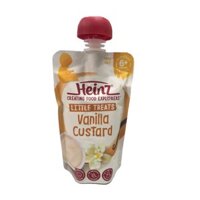 Dinh dưỡng đóng lọ Heinz vị custard vani túi 120g 6M+