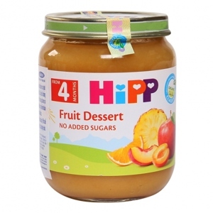Dinh dưỡng đóng lọ HiPP 4403 Hoa quả tráng miệng 125g