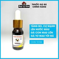 Dinh dưỡng nuôi gà đá lỏn lẻn cự mạnh tăng bo Super Energy, chai 10ml, nhập khẩu Thái Lan chính hãng