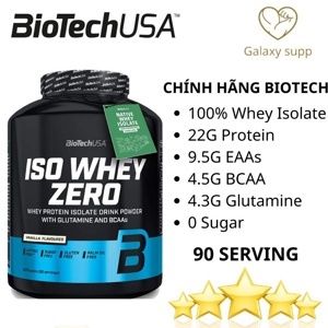 Dinh dưỡng thể hình BioTech USA Iso Whey Zero 5lbs