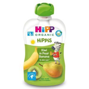 Dinh dưỡng trái cây nghiền kiwi, lê, chuối HiPP 90g