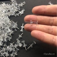 Đinh ghim bảng Cork trong suốt, đinh ghim nhựa lớn sáng tạo, đinh ghim dài cho tường ảnh, đinh ghim đánh dấu acrylic