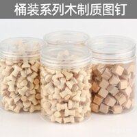 Đinh ghim gỗ dễ thương sáng tạo, đinh ghim, đinh ghim cho bảng kẹp, đinh ghim nghệ thuật treo tường, đinh ghim cố định, đinh ghim đầu lớn, gói số lượng lớn