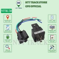 Định vị giám sát tắt máy chống trộm xe máy dạng rơ le siêu nhỏ NTTRL720 - NTT Track
