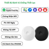 Định Vị GPS Smart Tag Chuẩn MFI dành cho thiết bị IOS - Theo Dõi Ô tô, Xe Máy, Vali, Chó Mèo, ... - Không Sử Dụng Sim