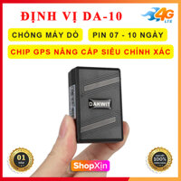 Định Vị Xe Máy Ô Tô Không Dây DA10 Thông Minh, Pin Sử Dụng 7 Ngày, Ứng Dụng Miễn Phí Có Tiếng Việt