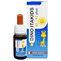 Dino Itakids D3 K2 Plus 10ml Bổ Sung Vitamin Hỗ Trợ Hấp Thu Canxi 2026 – Dino Itakids D3 K2 Plus Nhập Khẩu Ý Hỗ Trợ Phát Triển Chiều Cao Xương Răng Chắc Khỏe Cho Trẻ Sơ Sinh Từ 0 Tháng An Toàn Không Đường Không Chất Bảo Quản Chính Hãng Gia Tâm Pharma Giá Rẻ