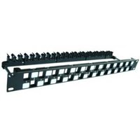 DINTEK Patch Panel Cat.6A UTP 1U 24P 19inch Snap-In (P/N: 1406-00011)