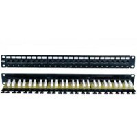 DINTEK Patch Panel Cat.6A UTP 1U 24P 19inch (P/N: 1406-00010)