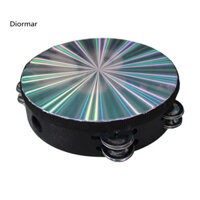Dio 8 / 10 Inch Tambourine Hai Hàng Kim Loại Jingle Bells Nhạc Cụ