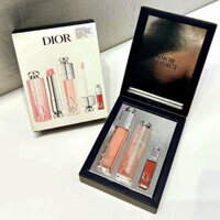 Dio Lip Three Piece Classic Color Changing son môi 001 Tinh chất chăm sóc môi Hộp quà tặng Son dưỡng môi
