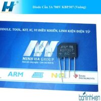 Diode Cầu 3A 700V KBP307 (Vuông)                                               Yêu thích