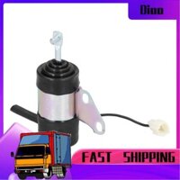 Dioo 16851-60014 Van dừng động cơ bằng thép DC 12V Ngắt Van điện từ Di động Cài đặt dễ dàng cho Kubota