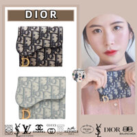 Dior Saddle LOTUS /Ví nữ kẹp ngắn/Nhỏ và tinh tế/dễ dàng mang theo