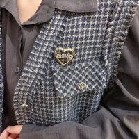 Dior Thổ Cẩm Thép Titan Chống Thấm Nước Chống Rỉ Sét Áo Khoác Nữ Áo Len Nam Phù Hợp Với Dây Buộc Cổ Pin Mũ Khóa