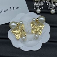Dior4689 Bông tai bướm thời trang châu Âu Mỹ thời trang mới