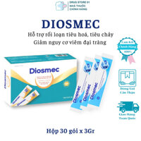 Diosmec Hỗ trợ rối loạn tiêu hoá, viêm đại tràng, tiêu chảy, đau bụng